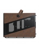 Montech кутия Case mATX - Heritage PRO (B) - USB-C, Leather, 4 x 120 mm Fans