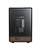 Montech кутия Case mATX - Heritage PRO (B) - USB-C, Leather, 4 x 120 mm Fans