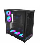 Montech кутия Case ATX - HS01 PRO (B) - 5 x 120 mm ARGB Fans, USB-C, Black
