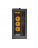 Montech кутия Case ATX - HS01 PRO (B) - 5 x 120 mm ARGB Fans, USB-C, Black