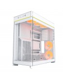 Montech кутия Case ATX - HS02 PRO (W) - 5 x 120 mm ARGB Fans, USB-C, Black