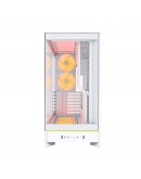 Montech кутия Case ATX - HS02 PRO (W) - 5 x 120 mm ARGB Fans, USB-C, Black