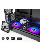 Montech кутия Case mATX - KING 15 PRO (B) - 4 x 120 mm A-RGB, USB-C