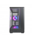 Montech кутия Case mATX - KING 15 PRO (B) - 4 x 120 mm A-RGB, USB-C