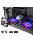 Montech кутия Case ATX - KING 45 PRO (B) - 4 x 120 mm A-RGB, USB-C