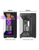 Montech кутия Case ATX - KING 45 PRO (W) - 4 x 120 mm A-RGB, USB-C
