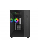 Montech кутия KING 65 Pro, Dual Chamber Mid-tower Case, 3 ARGB Fans, Black