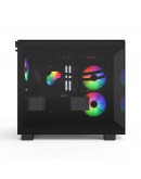 Montech кутия KING 65 Pro, Dual Chamber Mid-tower Case, 3 ARGB Fans, Black