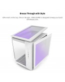 Montech кутия KING 65 Pro, Dual Chamber Mid-tower Case, 3 ARGB Fans, White