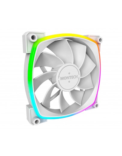 Montech вентилатор RX120 PWM, REVERSE Fan, 120mm, ARGB, White