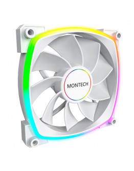Montech вентилатор RX140 PWM, REVERSE Fan, 140mm, ARGB, White