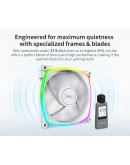 Montech вентилатор RX140 PWM, REVERSE Fan, 140mm, ARGB, White