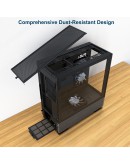 Montech кутия SKY TWO, Mid-tower Case, TG, 4x120mm ARGB Fans, Black