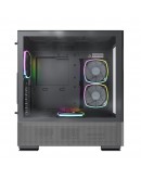 Montech кутия SKY TWO, Mid-tower Case, TG, 4x120mm ARGB Fans, Black