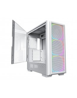 Montech кутия SKY TWO GX, Mid-tower Case, TG, 3x140mm ARGB Fans, White