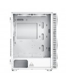Montech кутия X3 MESH, Mid-tower Case, TG, 6 fixed RGB Fans, White