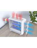 Montech кутия Case mATX - X5M (B) - 4 x 120 mm A-RGB, USB-C