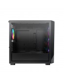 Montech кутия Case mATX - X5M (B) - 4 x 120 mm A-RGB, USB-C