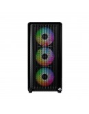 Montech кутия Case mATX - X5M (B) - 4 x 120 mm A-RGB, USB-C