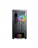 Montech кутия Case mATX - X5M (B) - 4 x 120 mm A-RGB, USB-C