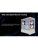 Montech кутия Case ATX - XR (B) - 3 x 120 mm ARGB Fans, USB-C, Black