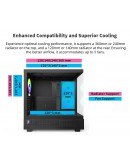 Montech кутия Case ATX - XR (B) - 3 x 120 mm ARGB Fans, USB-C, Black