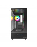 Montech кутия Case ATX - XR (B) - 3 x 120 mm ARGB Fans, USB-C, Black