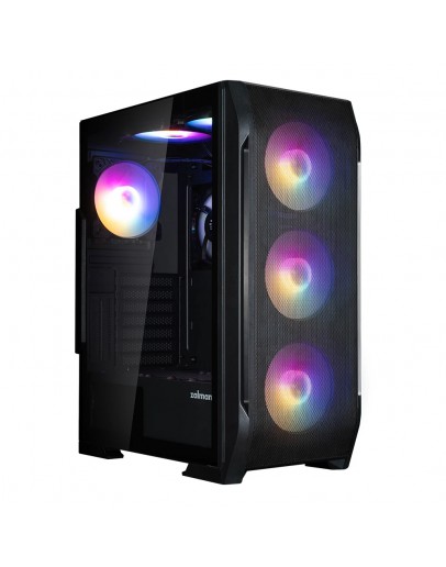 Zalman кутия за компютър Case ATX - N7 PLUS - 7 fans included, Tempered Glass