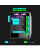 Zalman кутия за компютър Case ATX - N7 PLUS - 7 fans included, Tempered Glass