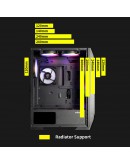 Zalman кутия за компютър Case ATX - N7 PLUS - 7 fans included, Tempered Glass