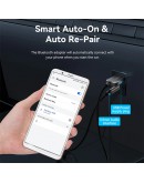 Vention блутут за кола за разговори и музика Car Bluetooth 5.4 audio receiver USB, 3.5mm jack - NAIHG