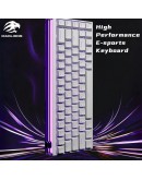 Madlions професионална геймърска механична клавиатура Professional Gaming Mechanical Keyboard NANO 68 WH - 8K, Magnetic Amber Pro Switches, (English US)