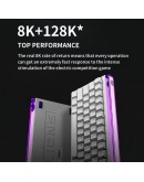 Madlions професионална геймърска механична клавиатура Professional Gaming Mechanical Keyboard NANO 68 WH - 8K, Magnetic Amber Pro Switches, (English US)