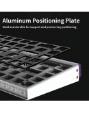 Madlions професионална геймърска механична клавиатура Professional Gaming Mechanical Keyboard NANO 68 WH - 8K, Magnetic Amber Pro Switches, (English US)