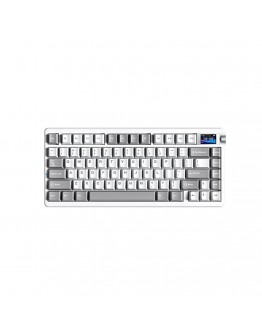 Aula геймърска механична клавиатура Wireless Gaming Mechanical Keyboard NOVA 75 - Star Vector Switch [Linear] (English US), White