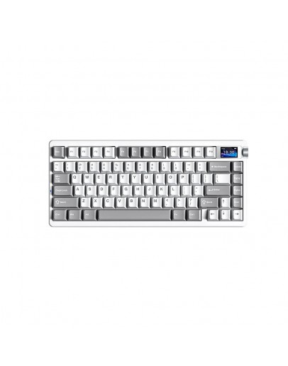 Aula геймърска механична клавиатура Wireless Gaming Mechanical Keyboard NOVA 75 - Star Vector Switch [Linear] (English US), White