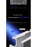 Aula геймърска механична клавиатура Wireless Gaming Mechanical Keyboard NOVA 75 - Star Vector Switch [Linear] (English US), White