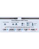 Orico докинг станция Portable Docking station M.2 SATA/NVMe - HDMI, USB3.2-A x 2, USB-C (10Gbps) x 1,USB-C (PD100W), SD/TF - OM28P-G2-BK