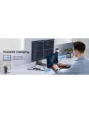 Orico докинг станция Portable Docking station M.2 SATA/NVMe - HDMI, USB3.2-A x 2, USB-C (10Gbps) x 1,USB-C (PD100W), SD/TF - OM28P-G2-BK