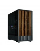Zalman кутия Case mATX - P10 NAMU BLACK - Wood, USB-C