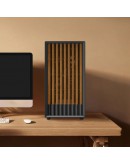 Zalman кутия Case mATX - P10 NAMU BLACK - Wood, USB-C