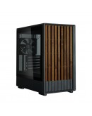 Zalman кутия Case mATX - P10 NAMU BLACK - Wood, USB-C