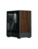 Zalman кутия Case mATX - P10 NAMU BLACK - Wood, USB-C