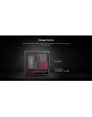 1stPlayer кутия Case ATX - PB8 Black - 3 x 120 mm A-RGB fans included, USB-C