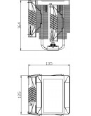 Thermalright охладител CPU Cooler Peerless Assassin 120 Vision MAX ARGB - Dual-Tower - 5 inch Display, LGA1851/AM5