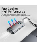 Orico докинг станция Docking Station Type-C Power Distribution 60w - PW11-5P-GY-EP - HDMI, USB3.0 x1, USB2.0 x1