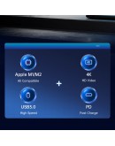 Orico докинг станция Docking Station Type-C - PW11-6P-GY-EP - HDMI x 1, USB-C x 1, USB3.0 x 3, USB-C PD100W x 1