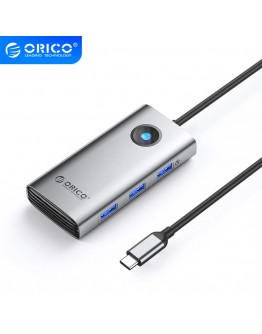 Orico докинг станция Docking Station Type-C - PW11-6PR-GY-EP - HDMI x 1, USB-C x 1, USB3.0 x 3, USB-C PD100W x 1, LAN x 1 (1Gbps)