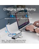 Orico докинг станция Docking Station Type-C - PW11-9P-GY-EP - HDMI x 1, VGA x 1, USB3.0 x 3, USB-C PD100W x 1, LAN x 1 (1Gbps), SD/TF