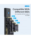 Orico външна кутия за диск Storage - Case - M.2 NVMe M/B key 10 Gbps Black - PWM2-G2